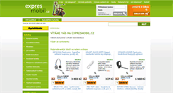 Desktop Screenshot of expresmobil.cz